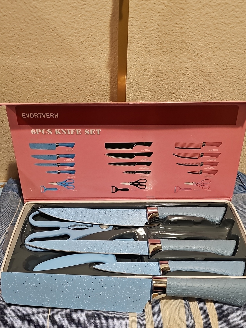 Evdrtverh 6 PCS Knife Set
